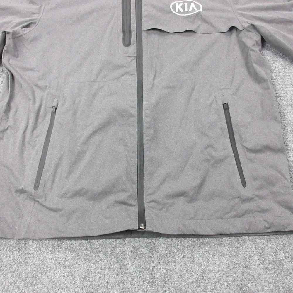 Greg Norman Jacket Mens Medium Short Sleeve Full‎ Zip Golf Windbreaker Kia RBC